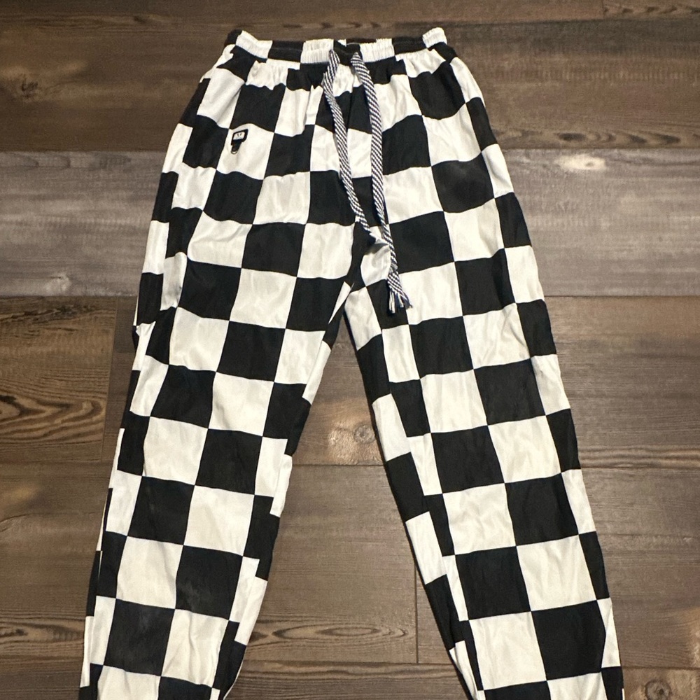 Checkerboard Joggers Size Small